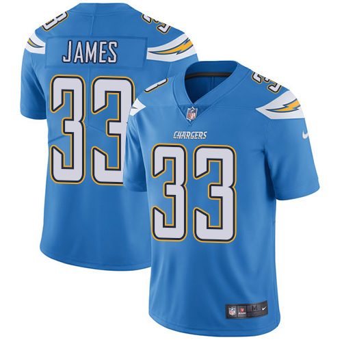 Nike Chargers #33 Derwin James Electric Blue Alternate Men's Stitched NFL Vapor Untouchable Limited Jersey - Click Image to Close